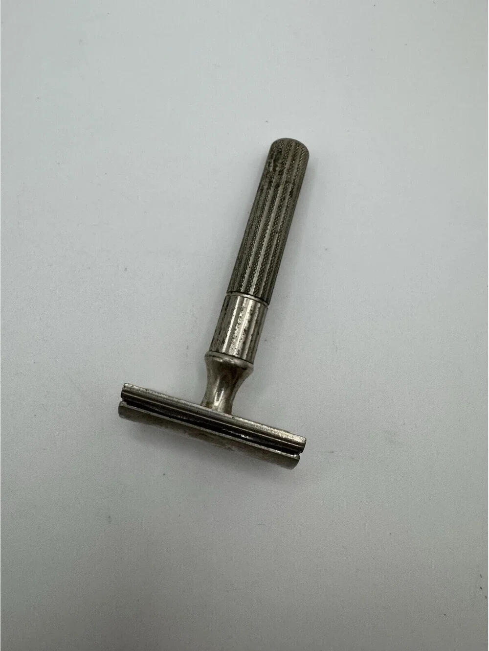 Vintage Gillette Fat Handle Tech Safety Razor Made in USA Double Edge DE Razor